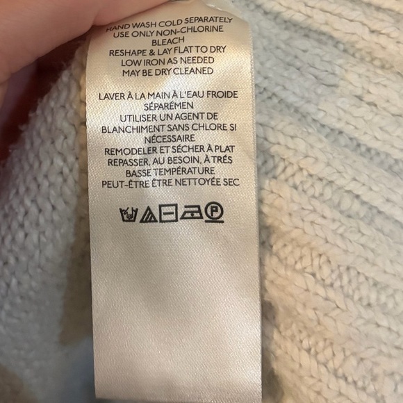 Free People Cream Brookside Oversized Tunic Sweater - Picture 8 of 8